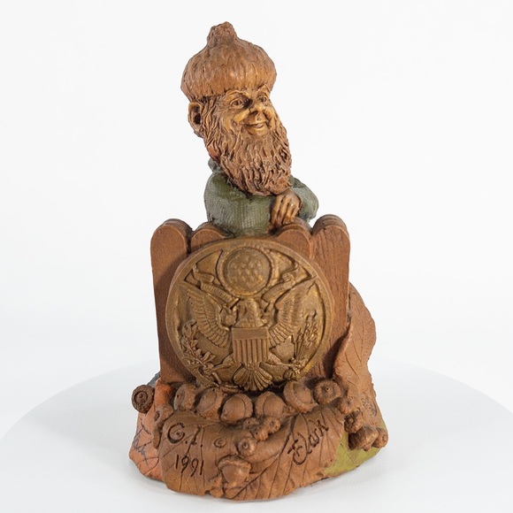 Signed Tom Clark Gnome G.I. Figure Sculpture US Army Military Mold 90 Style 5138 - Picture 1 of 15